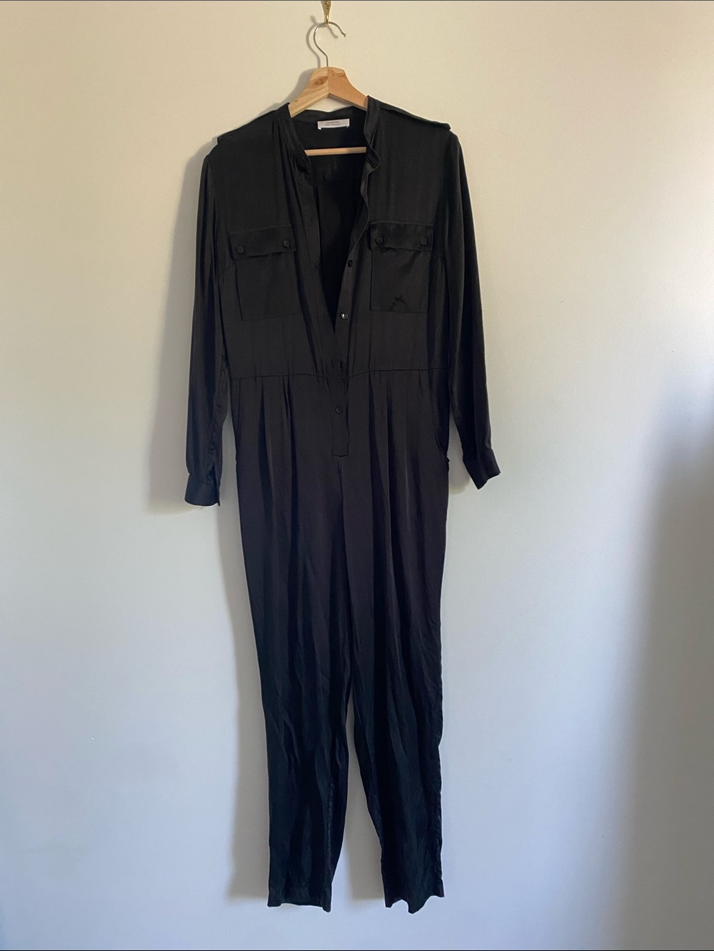 Anine Bing Silk Jumpsuit